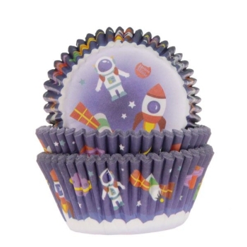 Cupcake Baking Cases - Space